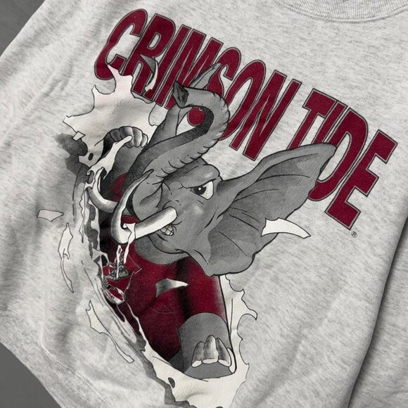 Vintage Alabama Crimson Tide Breakthrough Grey Sweatshirt Medium - Picture 3 of 5